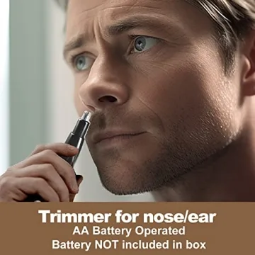 SCHACHUP Nose Hair Trimmer, Waterproof & Ergonomic Design