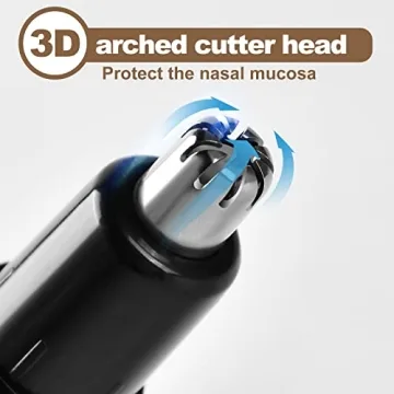 SCHACHUP Nose Hair Trimmer, Waterproof & Ergonomic Design