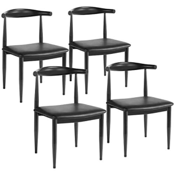 Stylish Yaheetech Mid Century Dining Chairs Set of 4