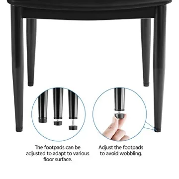 Stylish Yaheetech Mid Century Dining Chairs Set of 4