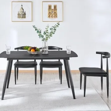 Stylish Yaheetech Mid Century Dining Chairs Set of 4