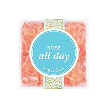 Sugarfina Rose All Day Gourmet Gummy Bears - 3.8oz Candy Cube