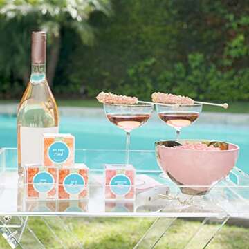 Sugarfina Rose All Day Gourmet Gummy Bears - 3.8oz Candy Cube