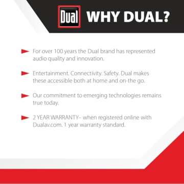 Dual Electronics 4" 3-Way High Performance Outdoor Indoor Speakers with Powerful Bass, Effortless Mo...