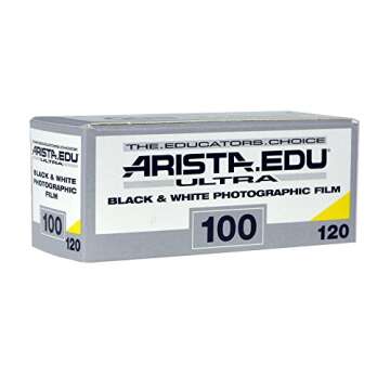 Arista EDU Ultra 100 ISO Black & White Film, 120