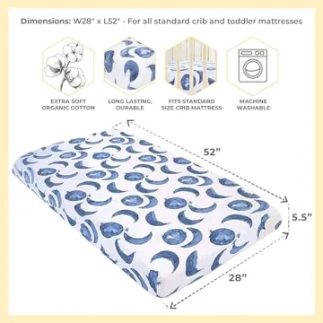 Burt's Bees Organic Crib Sheet for Healthy Sleep