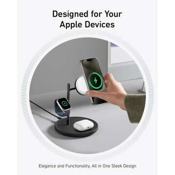 3 in 1 Anker MagSafe-Compatible Wireless Charger