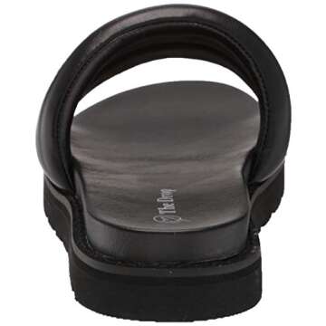 The Drop Women's Issi Quilted Flatform Sporty Sandal, Black, 8