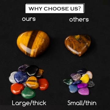 Heart-Shaped Crystal Rocks Set for Kids' Valentine's Day