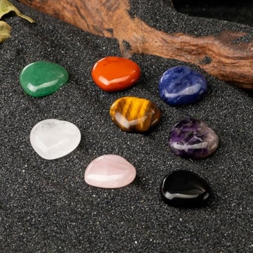 Heart-Shaped Crystal Rocks Set for Kids' Valentine's Day