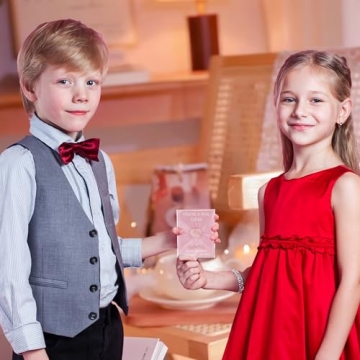 Heart-Shaped Crystal Rocks Set for Kids' Valentine's Day