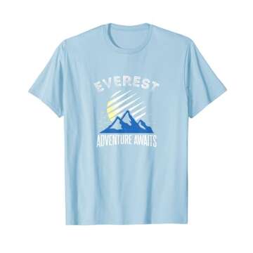 Mount Everest Adventure Awaits Mountain Climbing T-Shirt