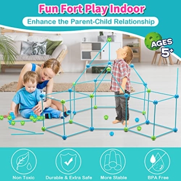 Kids Fort Building Kit for Creative Indoor Play