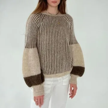 Women's Chunky Oversized Pullover Sweater - Stylish & Warm