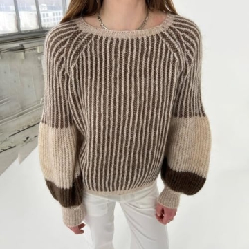 Women's Chunky Oversized Pullover Sweater - Stylish & Warm