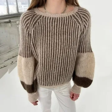 Women's Chunky Oversized Pullover Sweater - Stylish & Warm