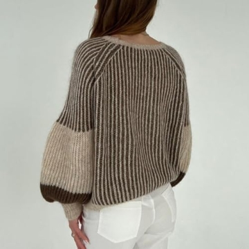 Women's Chunky Oversized Pullover Sweater - Stylish & Warm