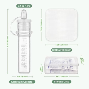 Haakaa Colostrum Collector Set for Safe Baby Feeding