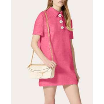 YEXPINE Women's Tweed Mini Shift Dress - The Ultimate Blend of Style and Comfort!