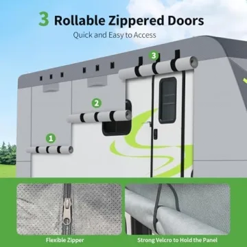 Durable 8 Layers RV Cover for Ultimate Weather Protection