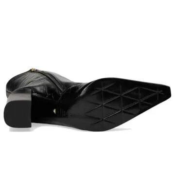 Schutz Women's Raffaela Knee High Boot, Black, 7.5