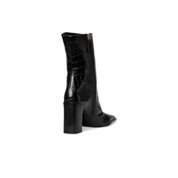 Schutz Women's Raffaela Knee High Boot, Black, 7.5