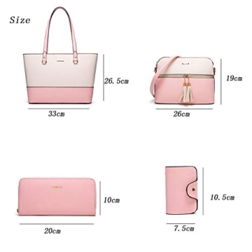 Fashionable Four-Piece Handbag Set for Women