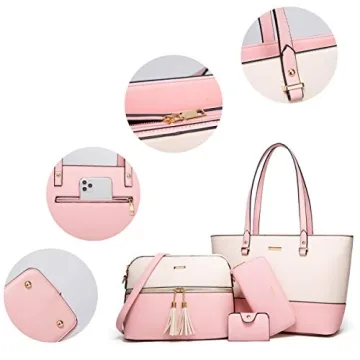 Fashionable Four-Piece Handbag Set for Women