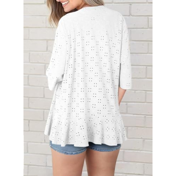 Sidefeel Lightweight Open Front Cardigan for Women