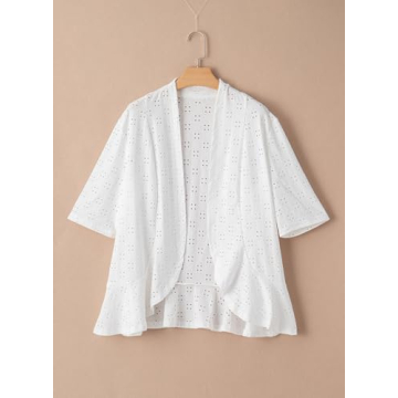 Sidefeel Lightweight Open Front Cardigan for Women