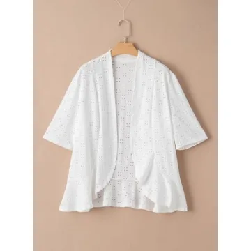 Sidefeel Lightweight Open Front Cardigan for Women