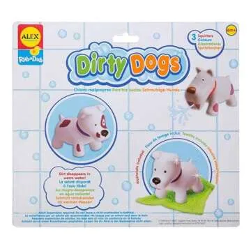 Alex Rub a Dub Dirty Dogs Kids Bath Activity - Soak & Clean Fun