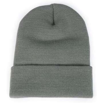 Milwaukee 506G Gray Cuffed Beanie Hat for Men & Women