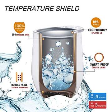 Boao Couple Tumbler Set - Funny Gifts for Couples