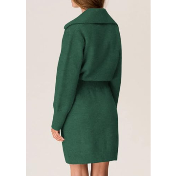 PRETTYGARDEN Trendy Long Sleeve Sweater Dress for Women