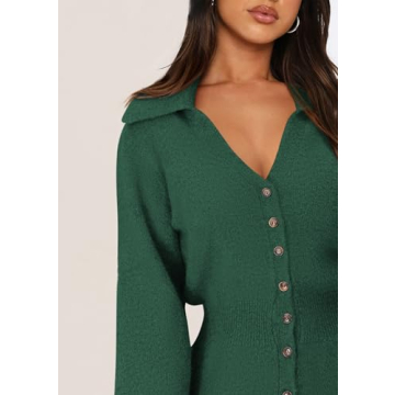 PRETTYGARDEN Trendy Long Sleeve Sweater Dress for Women