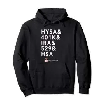 Investment Accounts Pullover Hoodie for Financial Literacy