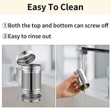 Versatile Loose Leaf Tea Steeper Extra Fine Mesh for All Brewing Needs