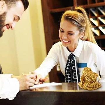 Feng Shui Money Frog Statue - Attract Good Luck & Prosperity