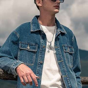 OIDEA Men's Large Heavy Gothic Scorpion Pendant Necklace - Stainless Steel Necklace for Men, Punk Ro...