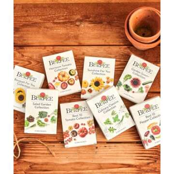Burpee Best 10 Non-GMO Planting Tomato Seeds for Garden Gifts (1 Pack)