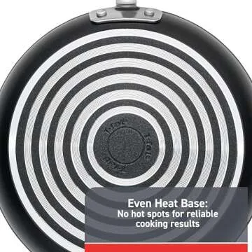 T-fal 8 Inch Advanced Non Stick Fry Pan for Everyday Cooking