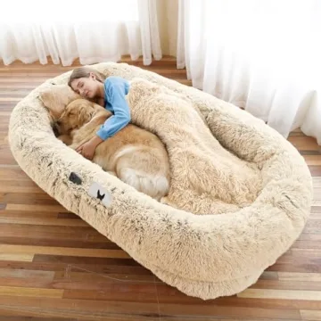 Luxurious Human Dog Bed - 71''x45''x12'' Napping Paradise