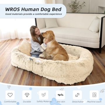 Luxurious Human Dog Bed - Perfect for You & Pets