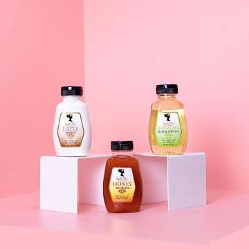 Camille Rose Latte Define Leave in Styling Cream, with Black Cumin and Sunflower Seed Oils to Hold and Define Styles and Textures, for all Hair Types, 9 fl oz