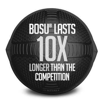 BOSU NexGen Half Ball - Versatile Fitness Trainer for Everyone