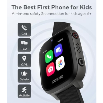 JrTrack 4 Kids Smart Watch - Smart & Safe Fun for Kids