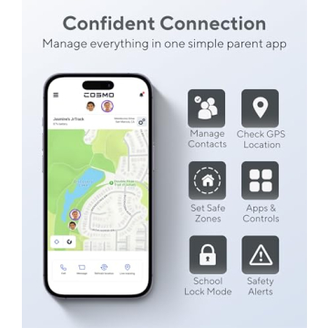 JrTrack 4 Kids Smart Watch - Smart & Safe Fun for Kids