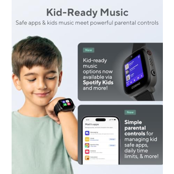 JrTrack 4 Kids Smart Watch - Smart & Safe Fun for Kids