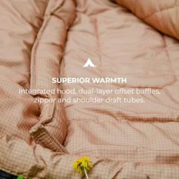 TETON Celsius 0 Degree Sleeping Bag for All Weather Use